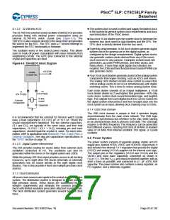 浏览型号CY8C5868AXI-LP035的Datasheet PDF文件第27页