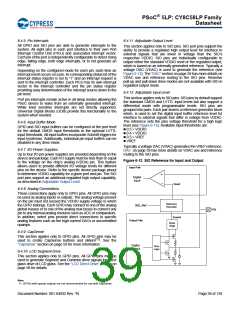浏览型号CY8C5868AXI-LP035的Datasheet PDF文件第39页