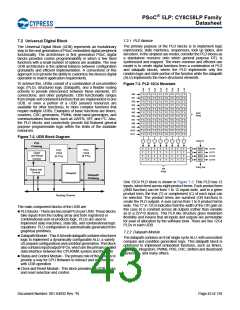 浏览型号CY8C5868AXI-LP035的Datasheet PDF文件第43页