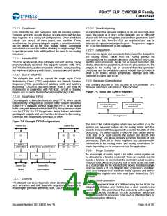 浏览型号CY8C5868AXI-LP035的Datasheet PDF文件第45页