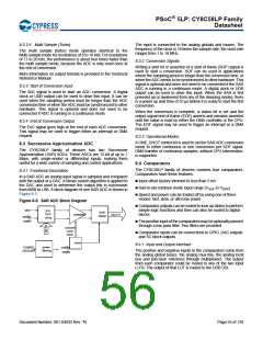 浏览型号CY8C5868AXI-LP035的Datasheet PDF文件第56页