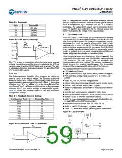 浏览型号CY8C5868AXI-LP035的Datasheet PDF文件第59页