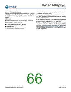 浏览型号CY8C5868AXI-LP035的Datasheet PDF文件第66页