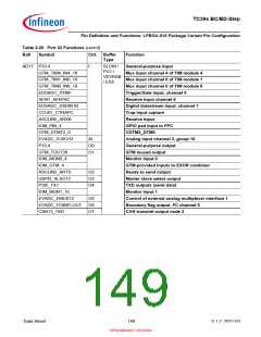 浏览型号SAK-TC399XP-256F300S BC的Datasheet PDF文件第149页