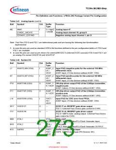浏览型号SAK-TC399XP-256F300S BC的Datasheet PDF文件第273页
