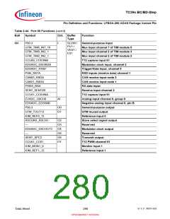 浏览型号SAK-TC399XP-256F300S BC的Datasheet PDF文件第280页