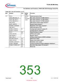 浏览型号SAK-TC399XP-256F300S BC的Datasheet PDF文件第353页