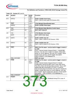 浏览型号SAK-TC399XP-256F300S BC的Datasheet PDF文件第373页