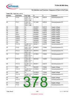 浏览型号SAK-TC399XP-256F300S BC的Datasheet PDF文件第378页