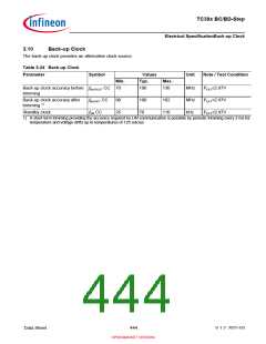 浏览型号SAK-TC399XP-256F300S BC的Datasheet PDF文件第444页