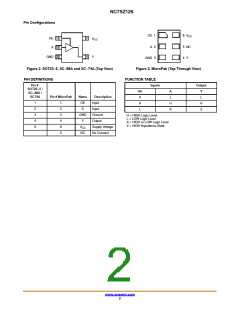 浏览型号NC7SZ126M5X的Datasheet PDF文件第2页