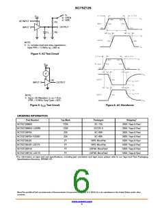 浏览型号NC7SZ126M5X的Datasheet PDF文件第6页