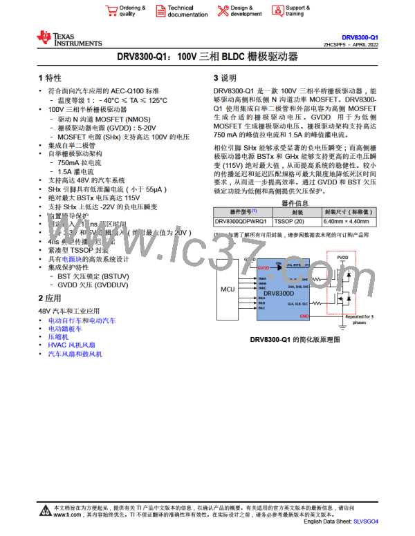 DRV8300DPWRQ1图片预览