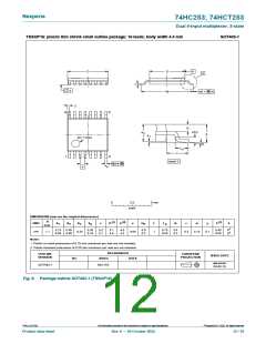 浏览型号74HC253D的Datasheet PDF文件第12页