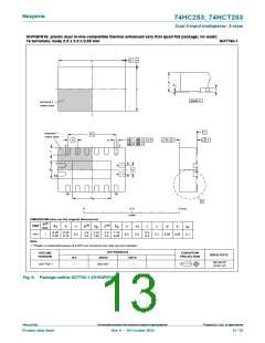 浏览型号74HC253D的Datasheet PDF文件第13页