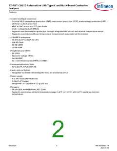 浏览型号CYPD7291-68LDXS的Datasheet PDF文件第2页