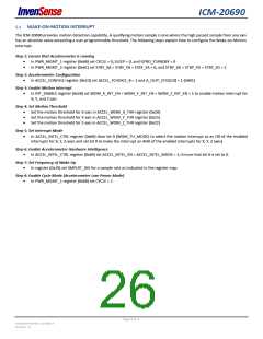 浏览型号ICM-20690的Datasheet PDF文件第26页