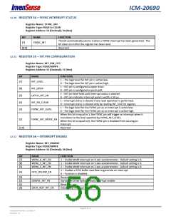 浏览型号ICM-20690的Datasheet PDF文件第56页