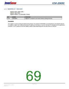 浏览型号ICM-20690的Datasheet PDF文件第69页