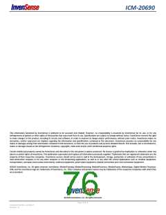 浏览型号ICM-20690的Datasheet PDF文件第76页