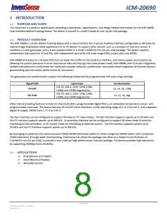 浏览型号ICM-20690的Datasheet PDF文件第8页