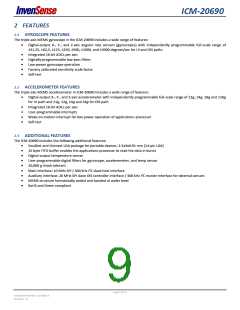 浏览型号ICM-20690的Datasheet PDF文件第9页