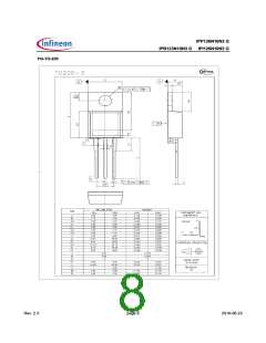 浏览型号IPB123N10N3 G的Datasheet PDF文件第8页