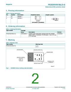 浏览型号PESD5V0S1BLD-Q的Datasheet PDF文件第2页