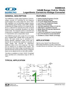 浏览型号SGM834A的Datasheet PDF文件第1页