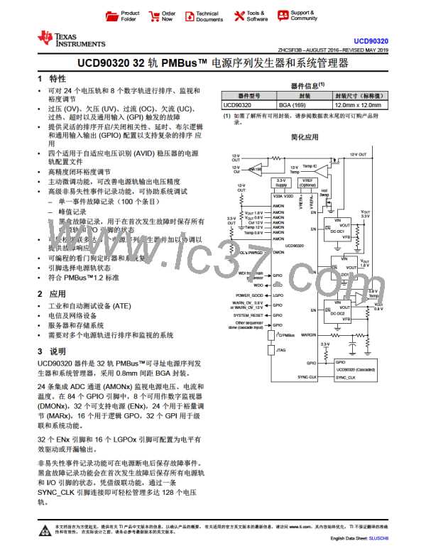 UCD90320ZWSR图片预览