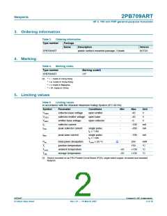 浏览型号2PB709ART的Datasheet PDF文件第2页