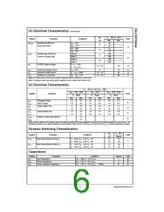 浏览型号74LCXH16244MTDX的Datasheet PDF文件第6页