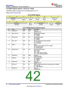 浏览型号ADS131B04-Q1的Datasheet PDF文件第42页