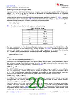 浏览型号ADS131M04QPWRQ1的Datasheet PDF文件第20页