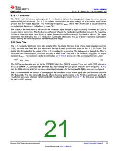 浏览型号ADS131M04QPWRQ1的Datasheet PDF文件第21页