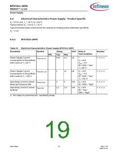 浏览型号BTS7012-2EPA的Datasheet PDF文件第19页