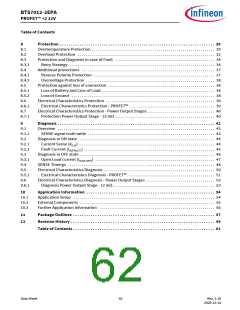 浏览型号BTS7012-2EPA的Datasheet PDF文件第62页