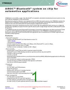 浏览型号CYW89820的Datasheet PDF文件第1页