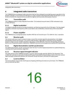 浏览型号CYW89820的Datasheet PDF文件第16页