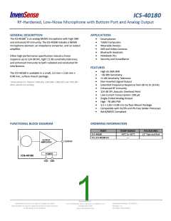 浏览型号ICS-40180的Datasheet PDF文件第1页