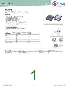 浏览型号ISZ0703NLS的Datasheet PDF文件第1页