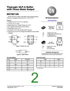 浏览型号NC7SV126L6X的Datasheet PDF文件第2页