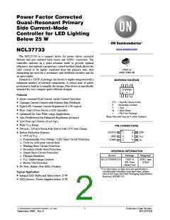 浏览型号NCL37733BSNT1G的Datasheet PDF文件第2页