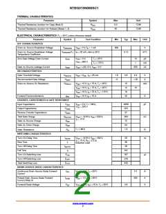 浏览型号NTBG015N065SC1的Datasheet PDF文件第2页