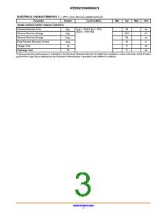 浏览型号NTBG015N065SC1的Datasheet PDF文件第3页