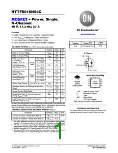浏览型号NTTFS015N04CTAG的Datasheet PDF文件第1页