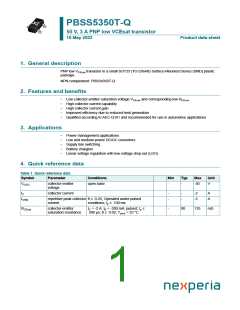 浏览型号PBSS5350T-Q的Datasheet PDF文件第1页