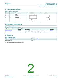浏览型号PBSS5350T-Q的Datasheet PDF文件第2页