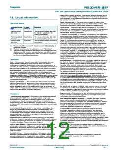 浏览型号PESD2V8R1BSF的Datasheet PDF文件第12页