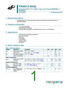浏览型号PXN012-60QL的Datasheet PDF文件第1页